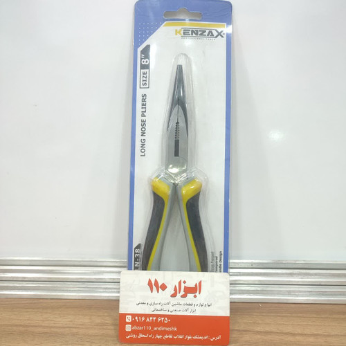 انبر دم باریک کنزاکس مدل Hegza KLN-38 سایز 8 اینچ